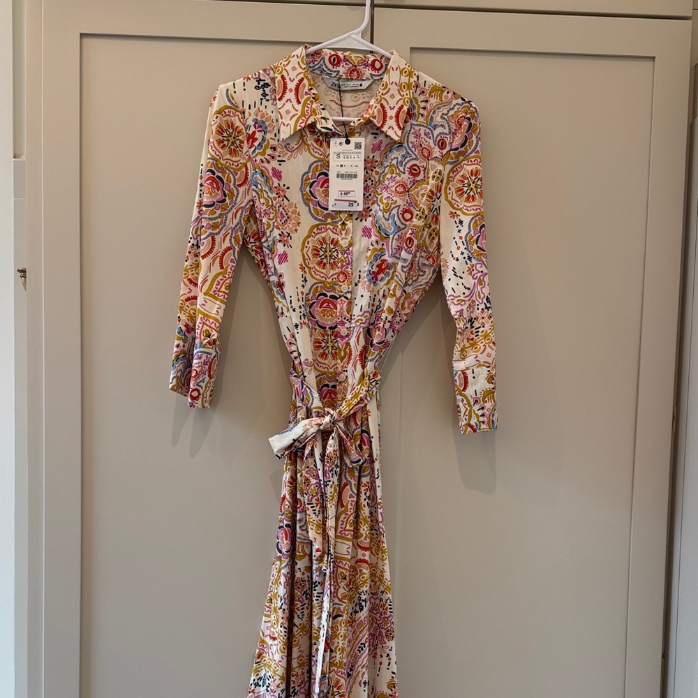 Zara shirt dress